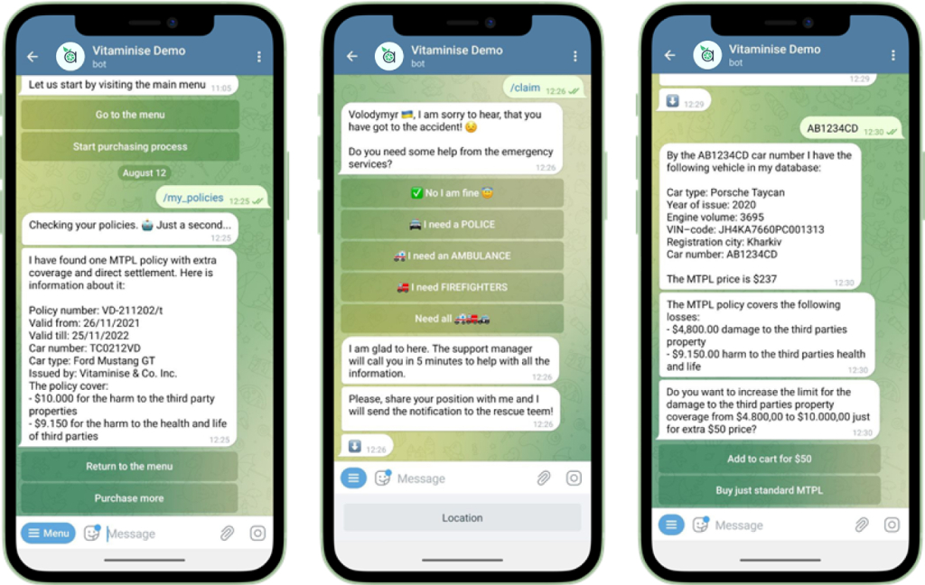 chatbot for insurance
