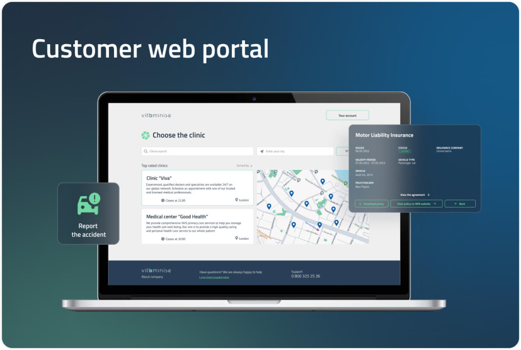 customer portal for insurance