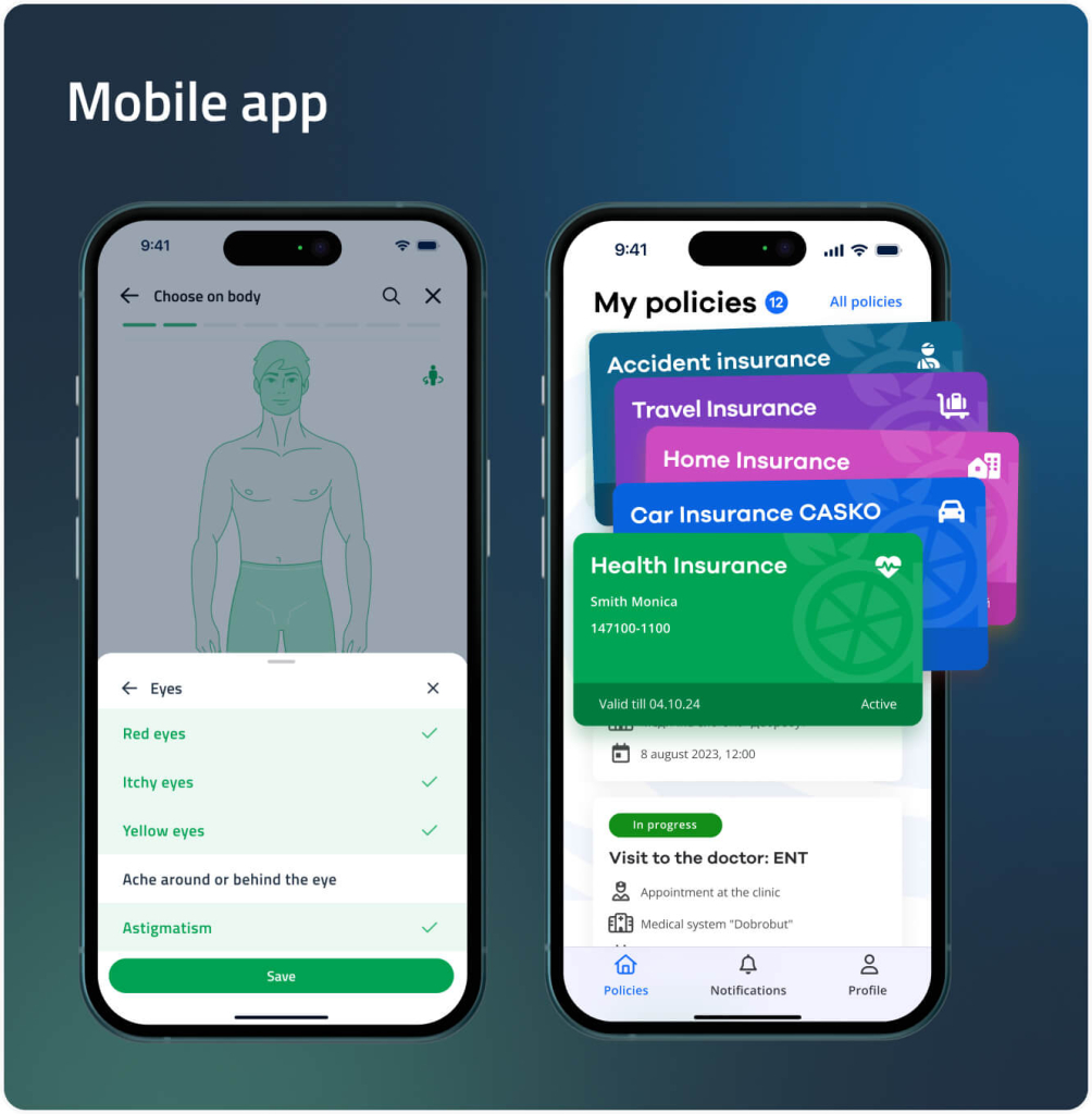 mobile app for insurance