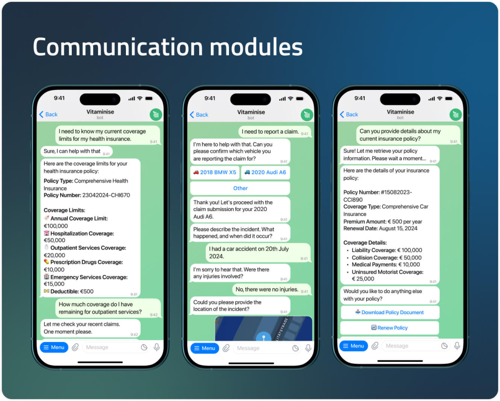 chatbot for insurance