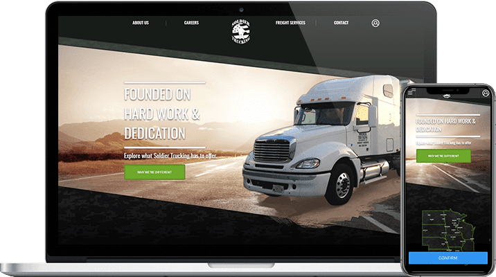 a fleet management application for soldier trucking img project overview