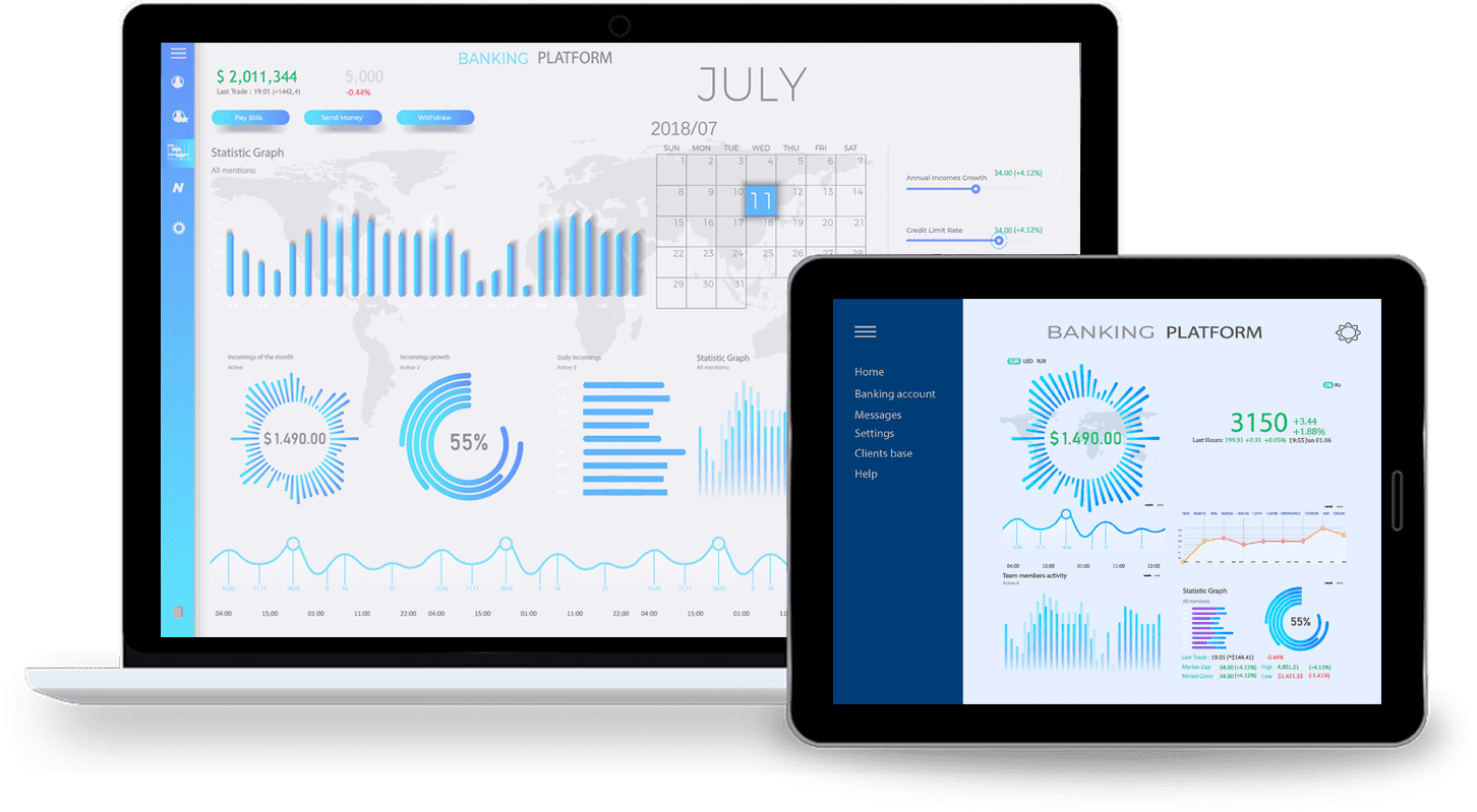 Data Warehouse for Asian Bank demo screen