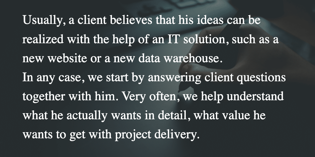 Expert opinion: Business analysis role in software project
