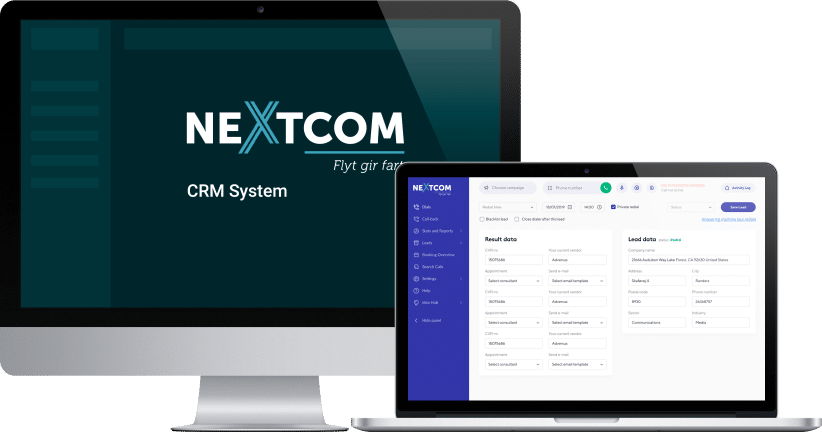crm system for norwegian software provider project