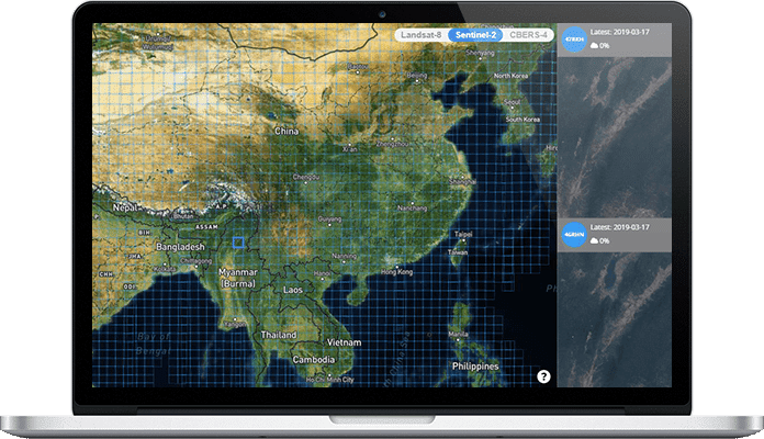 Earth observation cloud-based software 