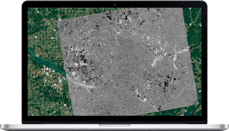 earth observation unque algorithm to calculate soil moisture index key