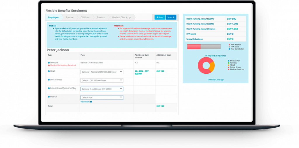 fsa a self service benefits managment solution solution