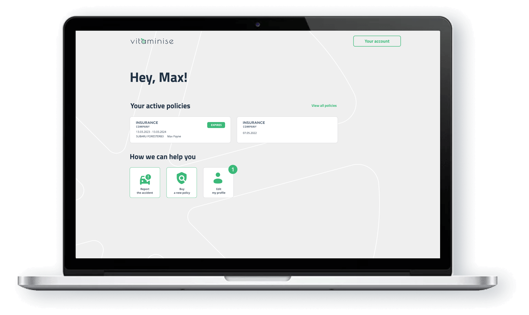 Vitaminise Web Portal