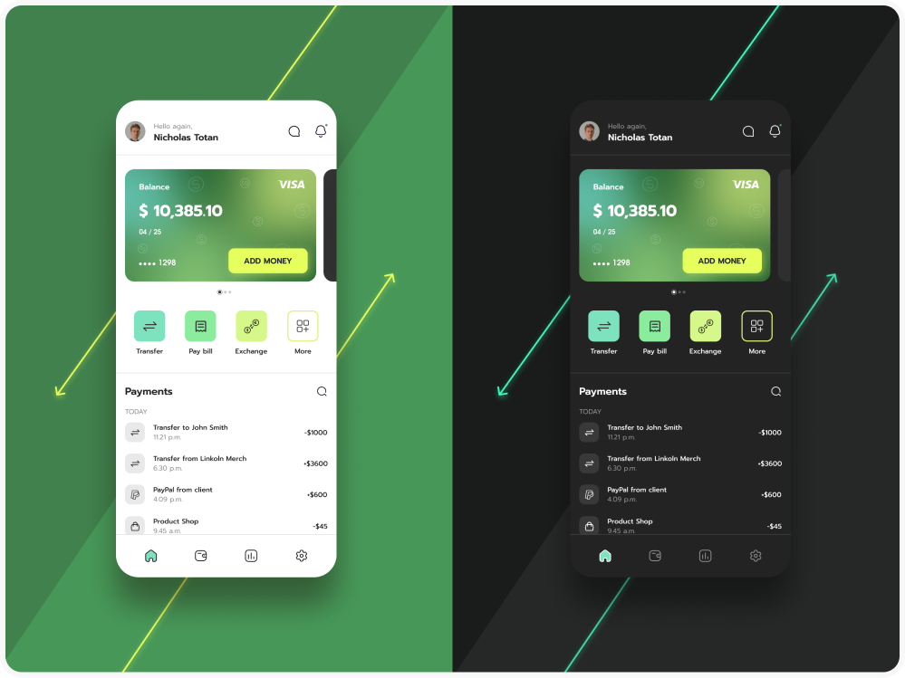 mobile banking app