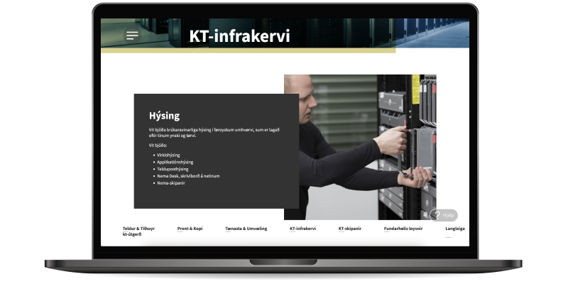Web app development for the telecom company Nema