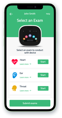 Remote physical exams with smart clinic solutions