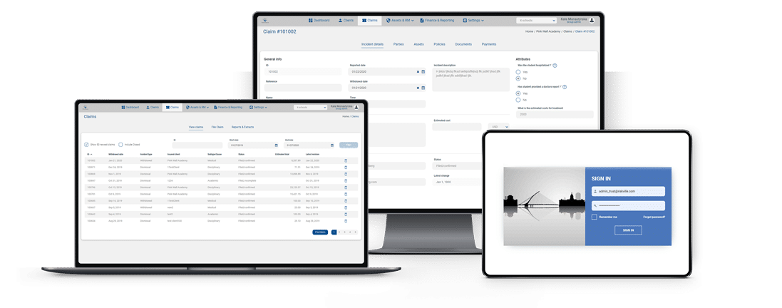 RiskVille cloud solution for risk and insurance management 