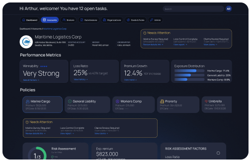 Account-centric 360° customer view