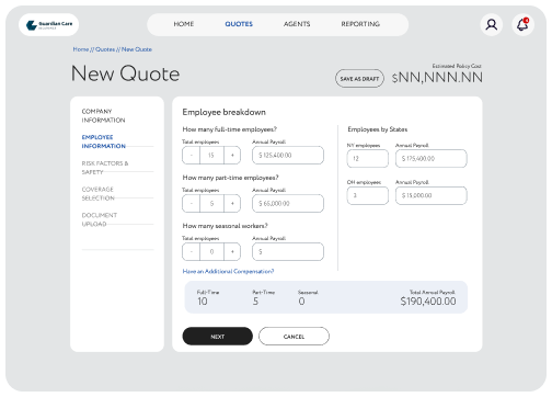 Quote generation, invoicing, and billing