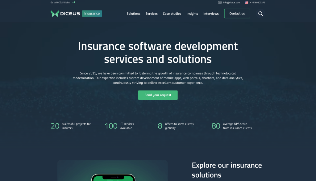 diceus insurance software development