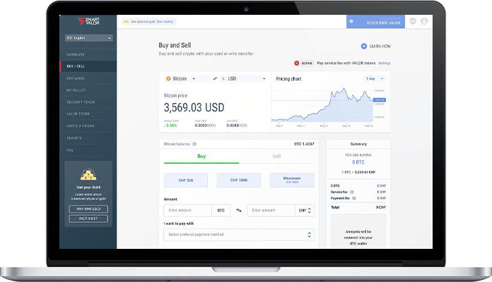 SmartValor blockchain app development 