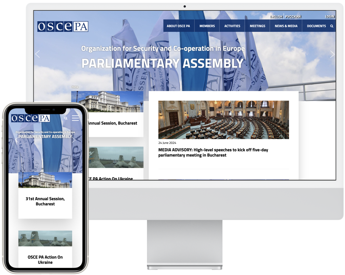OSCE PA website migration from Joomla 3 to version 4