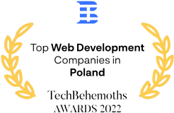 TechBehemoths Awards 2022 web development DICEUS - Top Web Development Company in Poland