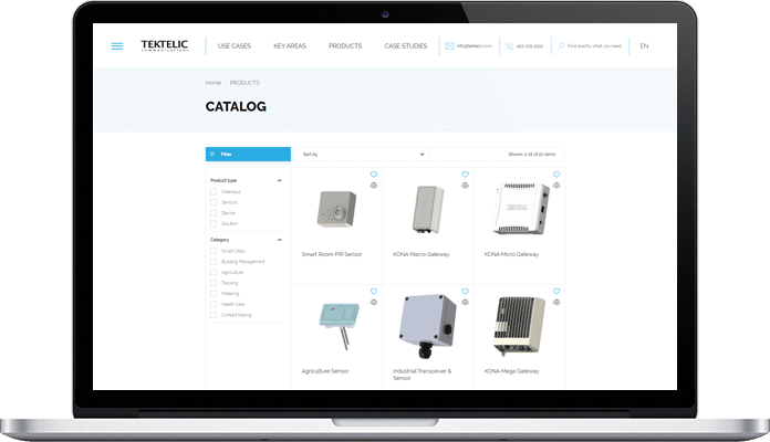 TekTelic new website case 